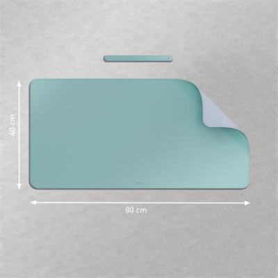 Podložka na stôl,  70x36 cm, LEITZ, mätová