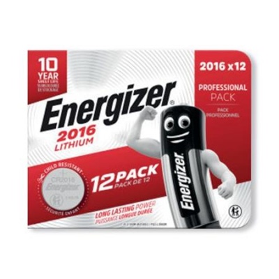 Gombíková batéria, CR2016, 12 ks, ENERGIZER