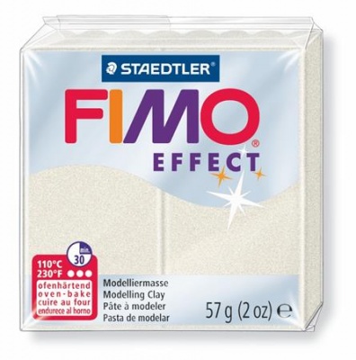 Modelovacia hmota, 57 g, polymérová, FIMO "Effect", kovovo perleťová