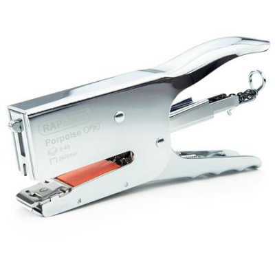 Zošívačka, ručná, 24/8, 45 listov, kov, RAPESCO "Porpoise ONE", chróm