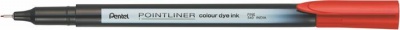 Liner, 0,4 mm, PENTEL "Pointliner", červený