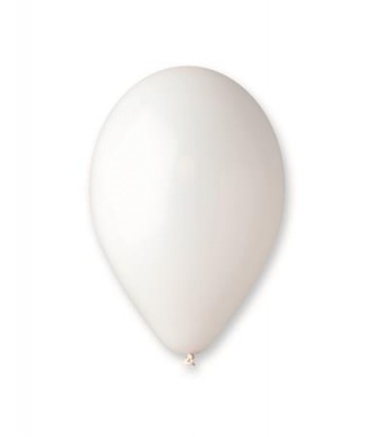 Balón, 30 cm, biely