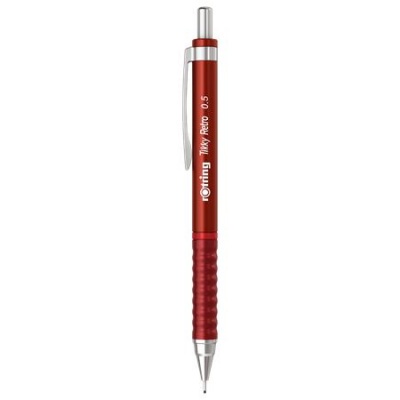 Mikroceruzka, 0,5 mm, ROTRING "Tikky Retro", červená