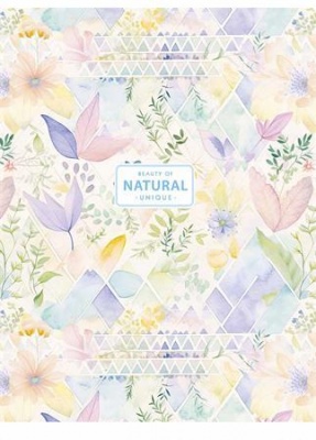 Zošit, A5, štvorčekový, 48 listov, SHKOLYARYK "Natural", mix