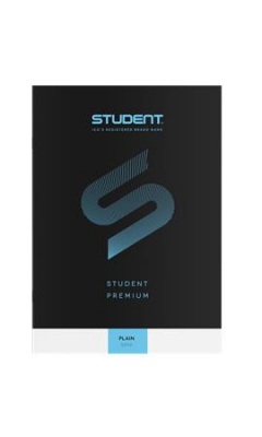 Zošit, A4, čistý, 32 listov, ICO "Student Premium", čierny