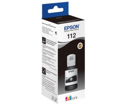 T06C14A atrament k EcoTank L6550, 6570, 6580 tlačiarňam, EPSON, čierna, 127 ml