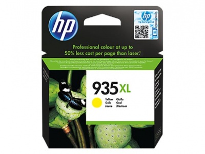 C2P26AE náplň do tlačiarne OfficeJet Pro 6830, HP 935XL, žltá, 825 str.