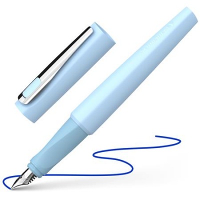 Plniace pero, veľkosť M, SCHNEIDER "Tomo", ľadovo modrá