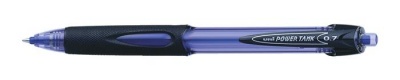 Guľôčkové pero, 0,3 mm, stláčací mechanizmus, UNI "SN-227", modré