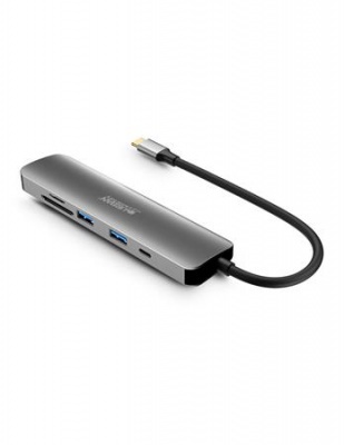 USB HUB, USB-C/USB 3.0/HDMI/SD/mSD, URBAN FACTORY