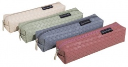 Peračník, na zips, hranatý, EXACOMPTA "Sienna", mix farieb