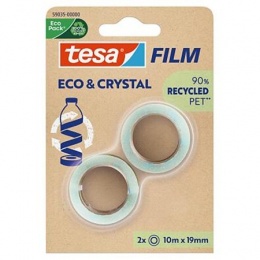 Lepiaca páska, 19 mm x 10 m, TESA "Eco&Crystal", priehľadná
