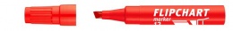 Popisovač na flipchartové tabule, 1-4 mm, zrezaný hrot, ICO "Artip 12 ", červený
