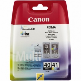 PG-40 /CL-41 náplň multipack do tlačiarní Pixma iP1300, 1600, 1700, CANON, čierna,farebná, 16ml+12ml