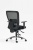 Kancelárska stolička, s opierkami, čierne čalúnenie, sieťové operadlo, čierny podstavec, MaYAH  "HD", čierna