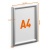 Informačný panel, hliníkový, do exteriéru, A4, DURABLE "Outdoor", strtieborný