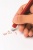 Gélové pero, 0,5 mm, stláčací mechanizmus, gumovateľné, APLI "Erasable", mix farieb