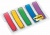 Záložky, plastové, 4x24 záložiek, 11,9x43,2 mm, v tvare šípky, 3M POSTIT, mix