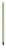 Ceruzka, metalická zelená, s olivovo zeleným SWAROVSKI® krištáľom, 14 cm,  ART CRYSTELLA®